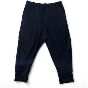 Y-3 Men's Black and White Joggers-tracksuits Size M